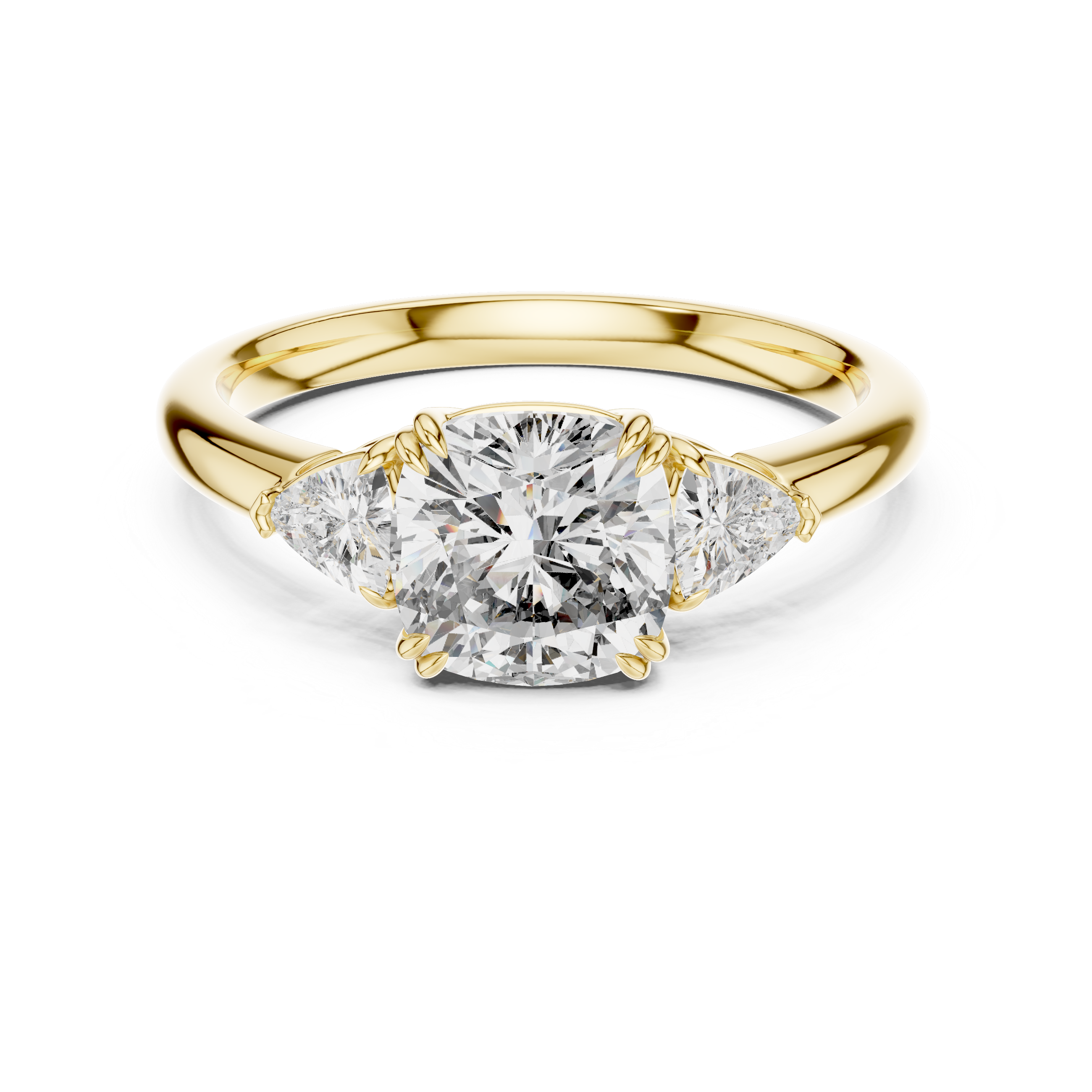 Bold Wide Band Lab grown diamond Ring
