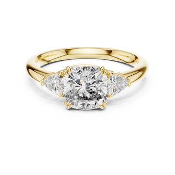 Bold Wide Band Lab grown diamond Ring