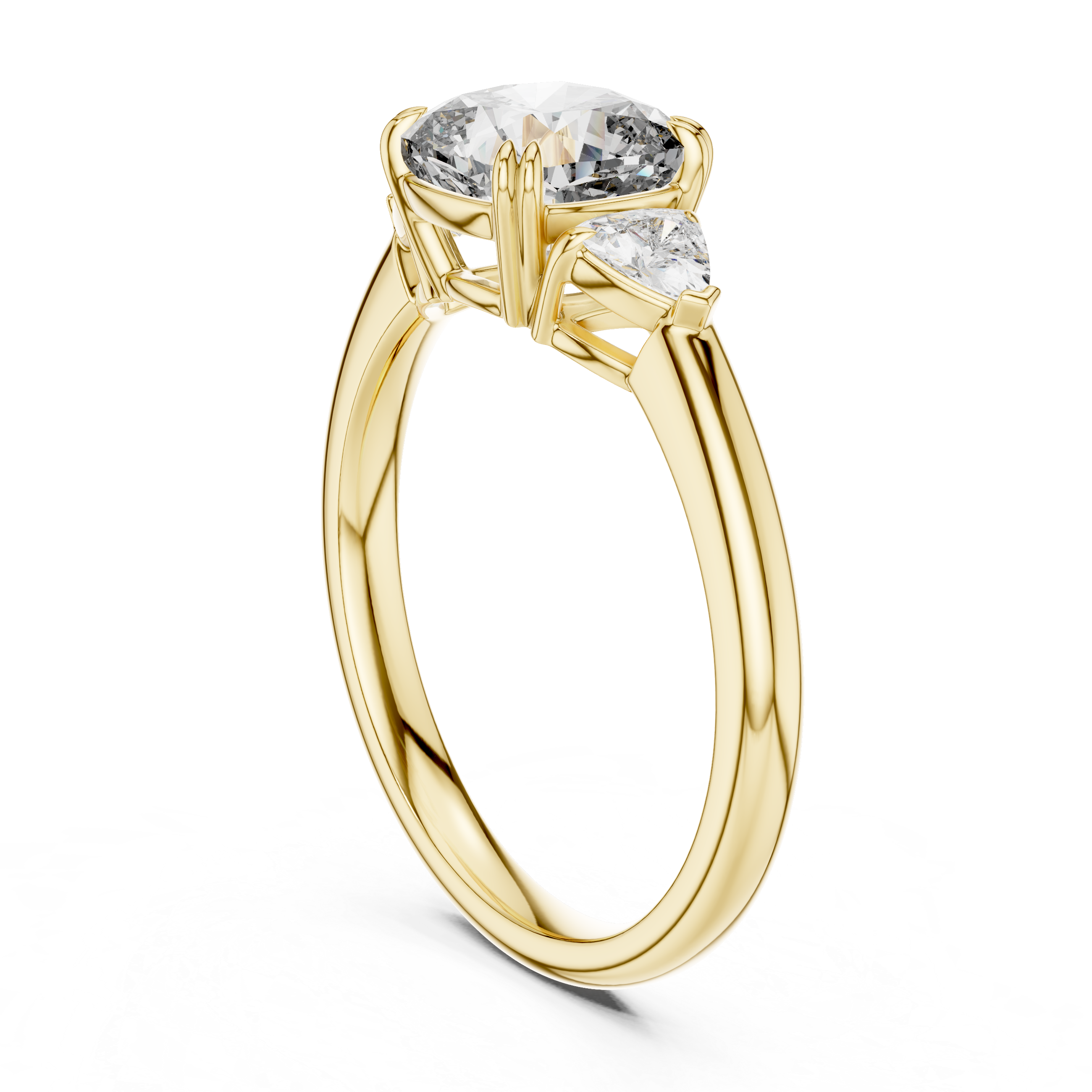 Bold Wide Band Lab grown diamond Ring