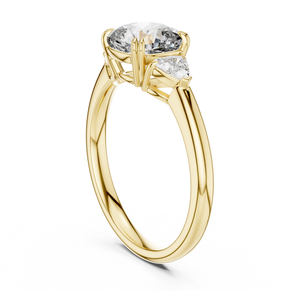 Bold Wide Band Lab grown diamond Ring