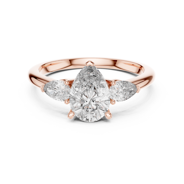 Luminous Oval Lab grown diamond Ring