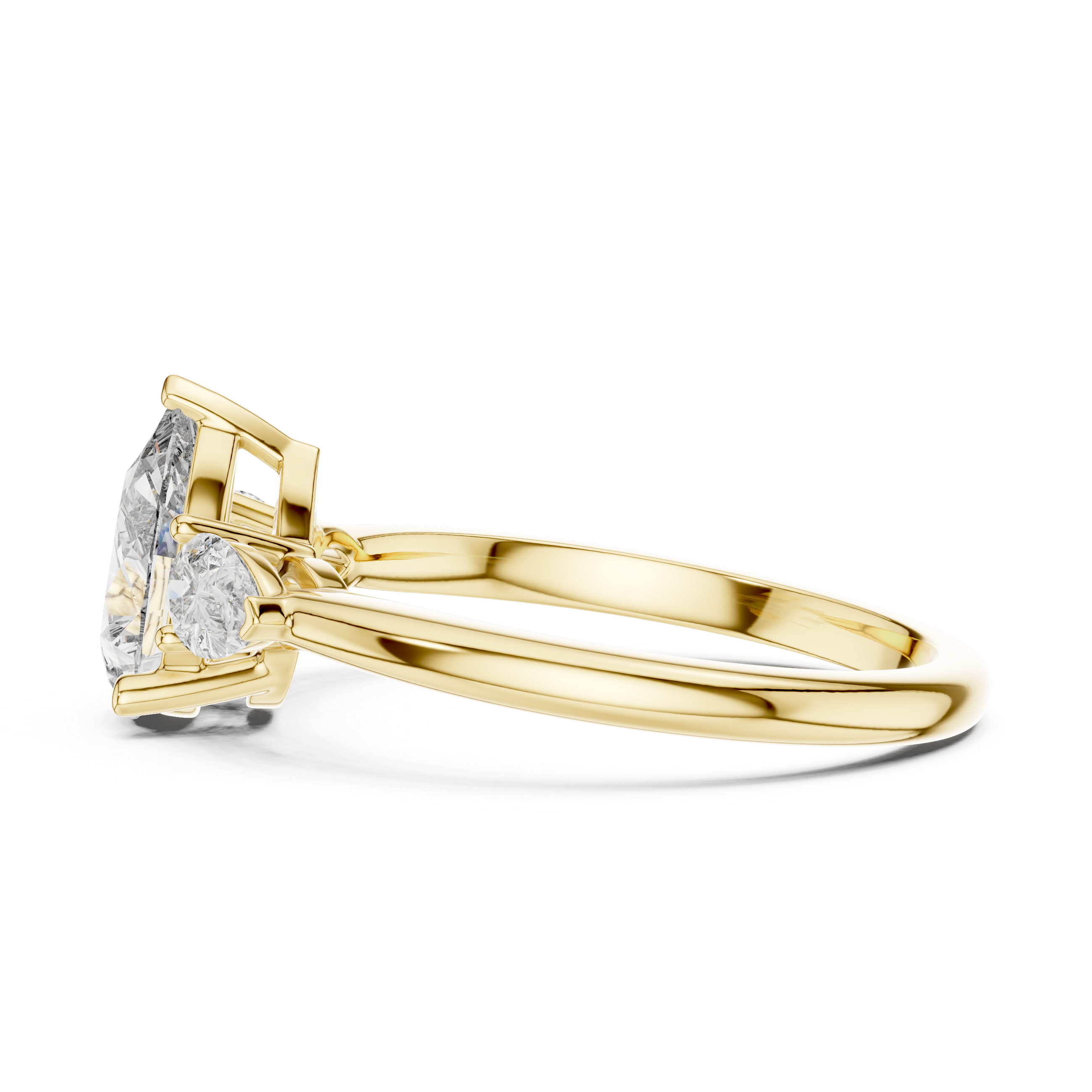 Luminous Oval Lab grown diamond Ring