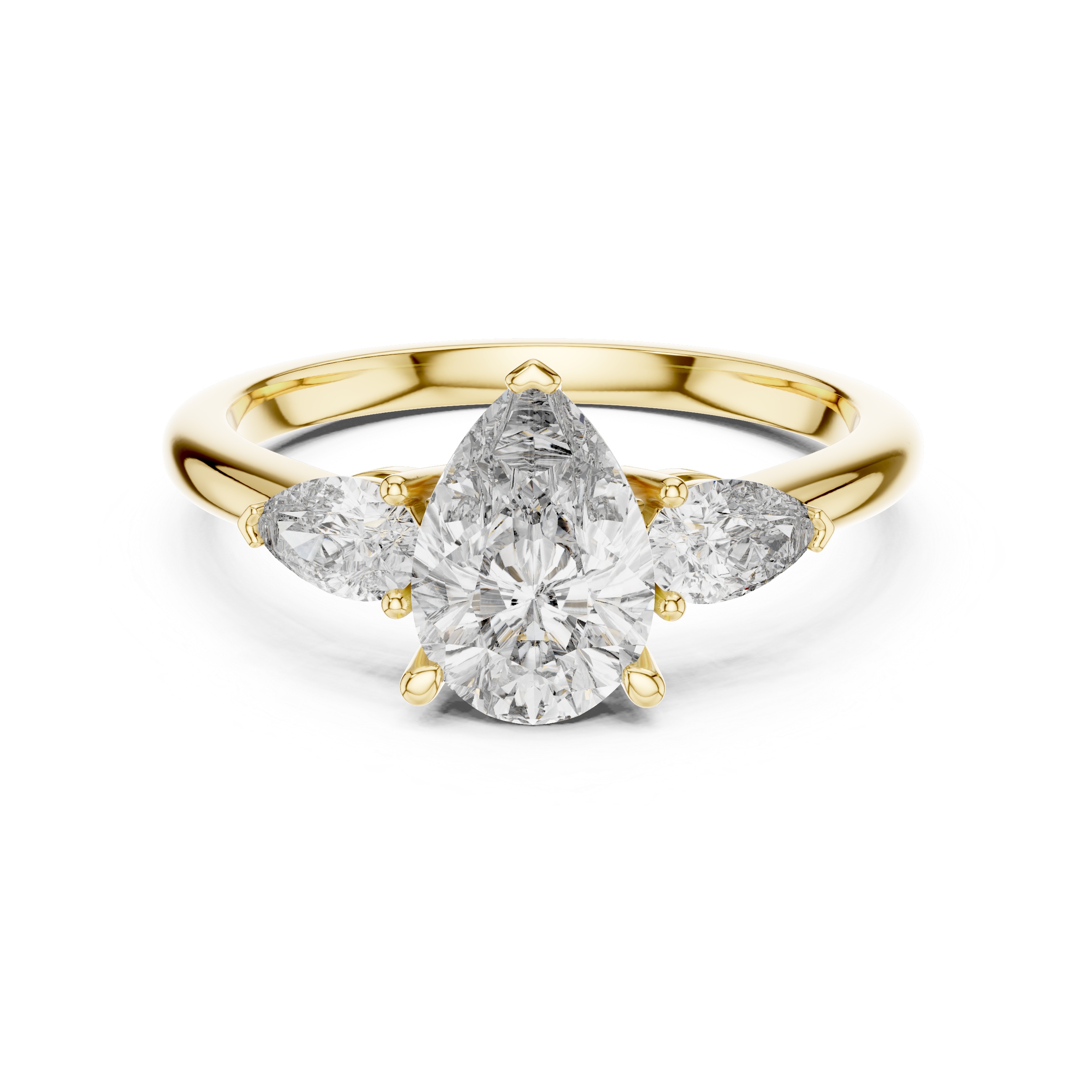 Luminous Oval Lab grown diamond Ring