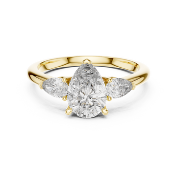 Luminous Oval Lab grown diamond Ring