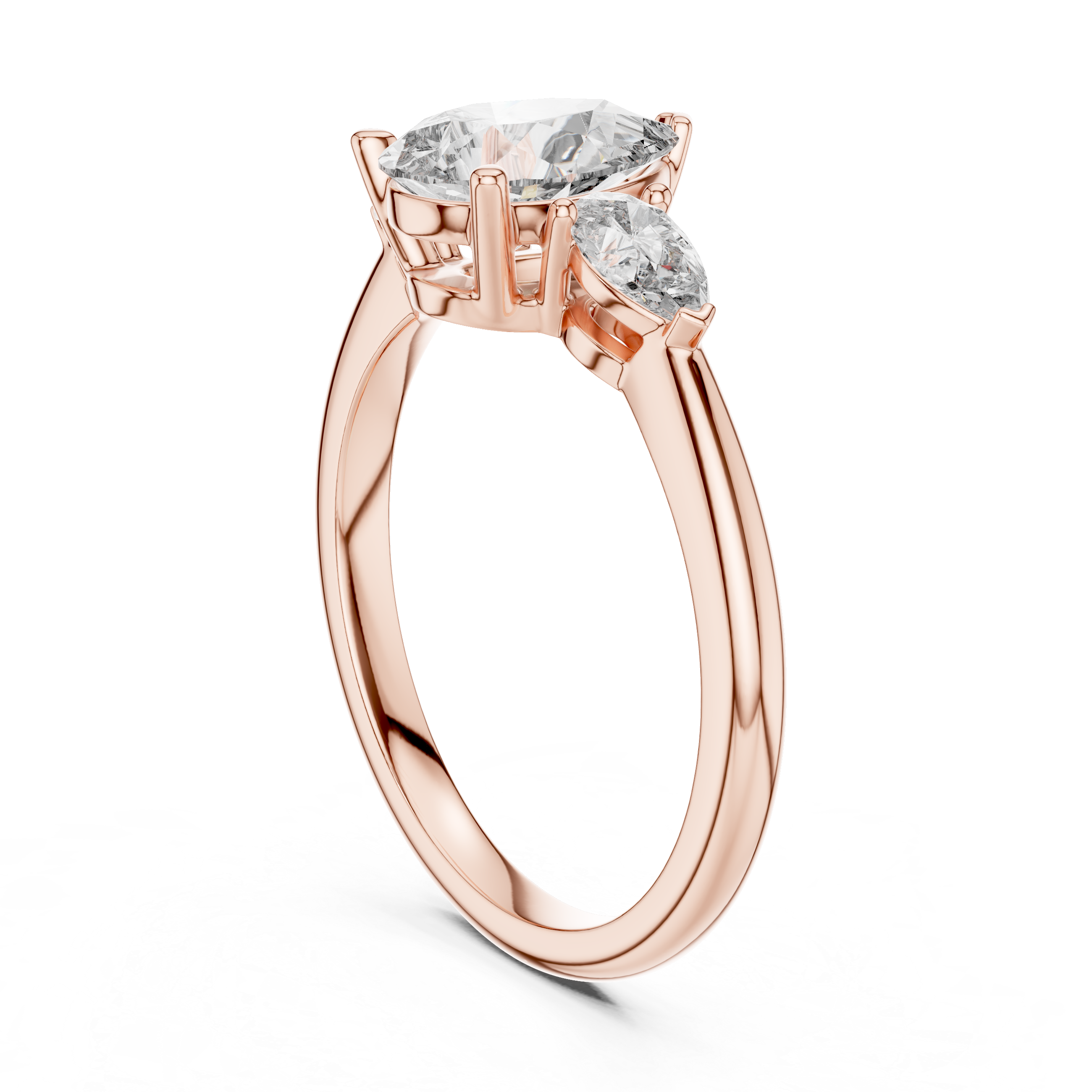 Luminous Oval Lab grown diamond Ring