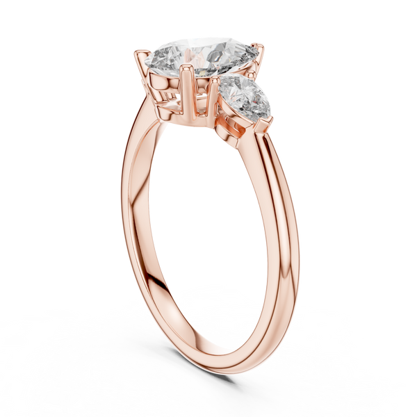 Luminous Oval Lab grown diamond Ring