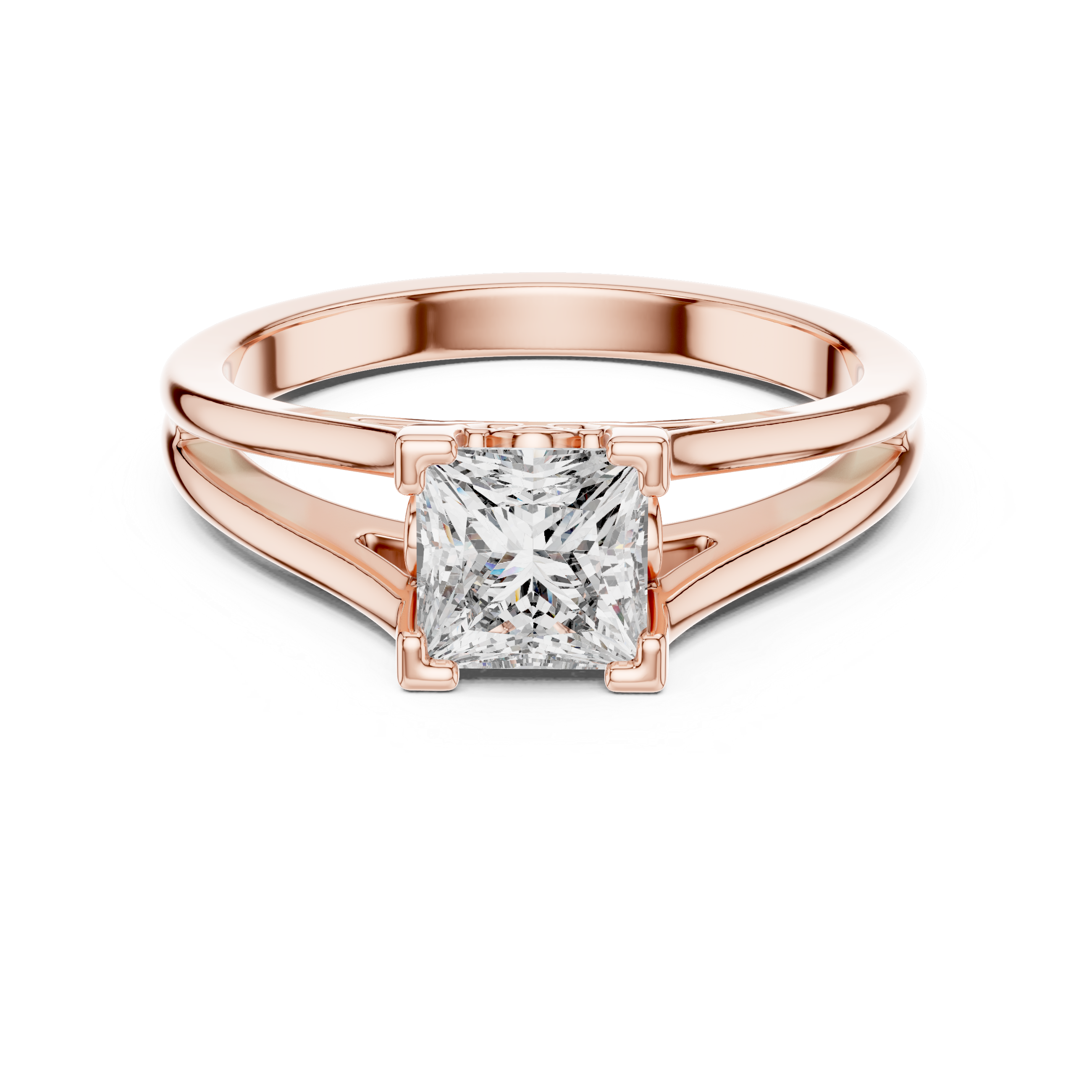 Abstract Form Lab grown diamond Ring