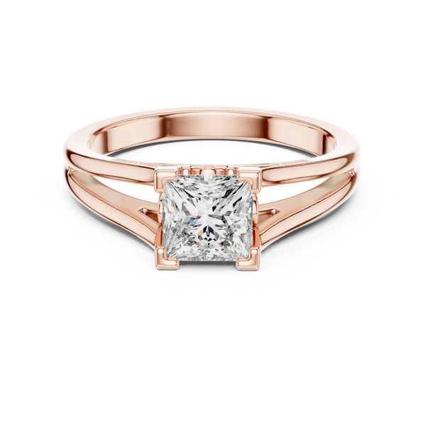 Abstract Form Lab grown diamond Ring