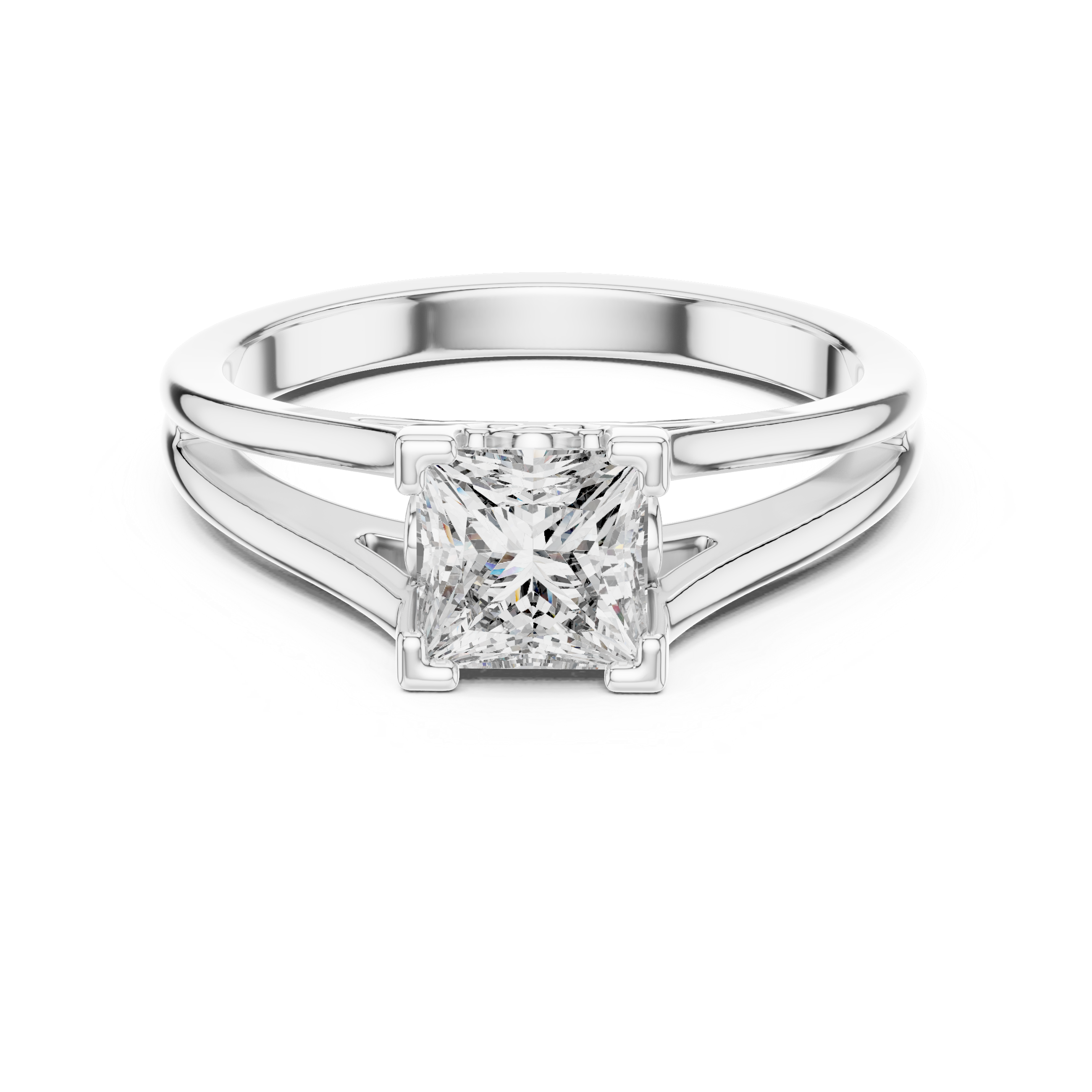Abstract Form Lab grown diamond Ring