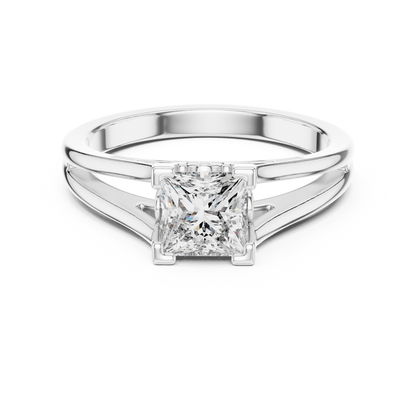 Abstract Form Lab grown diamond Ring