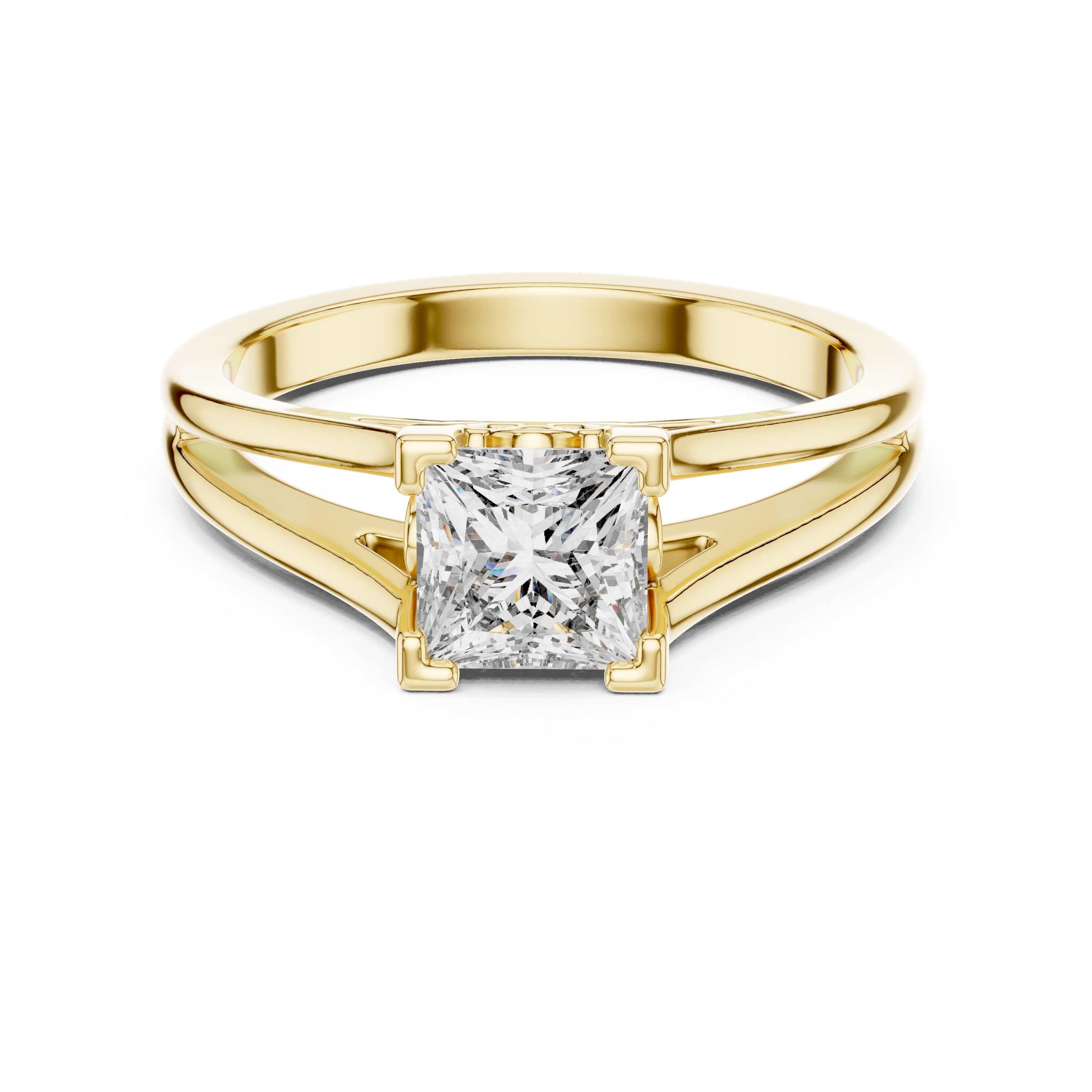 Abstract Form Lab grown diamond Ring