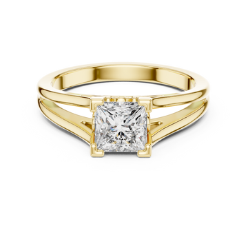 Abstract Form Lab grown diamond Ring