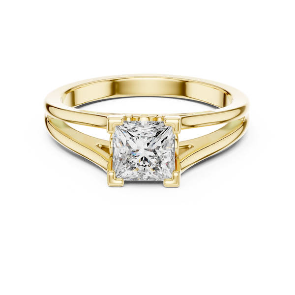 Abstract Form Lab grown diamond Ring