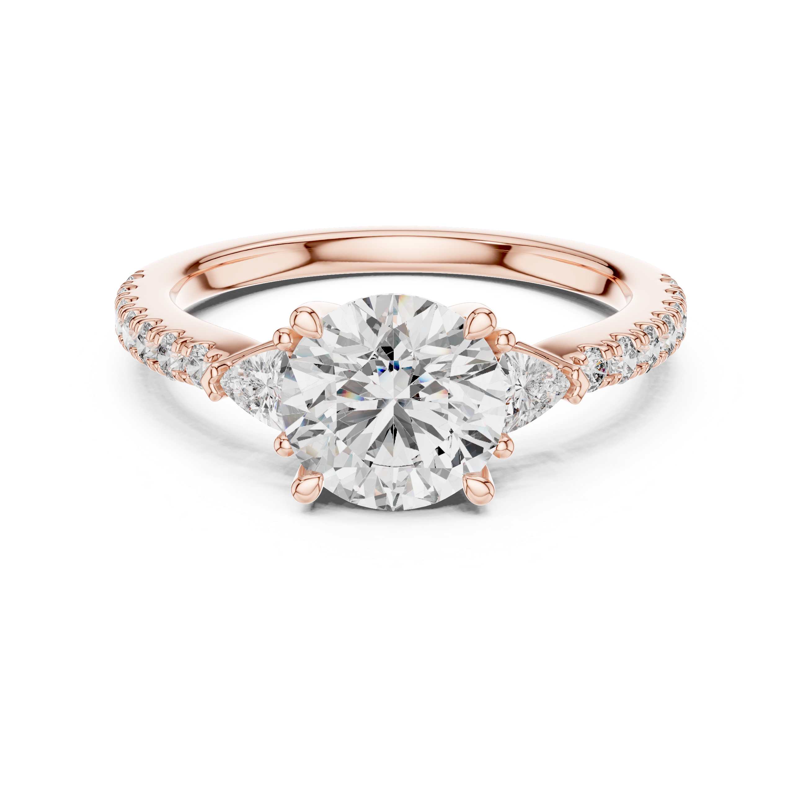 Chic Knife Edge Lab grown diamond Ring