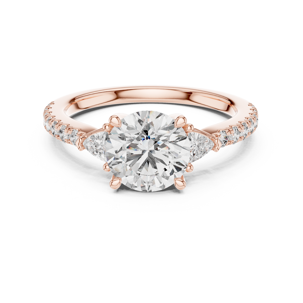 Chic Knife Edge Lab grown diamond Ring