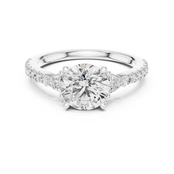 Chic Knife Edge Lab grown diamond Ring