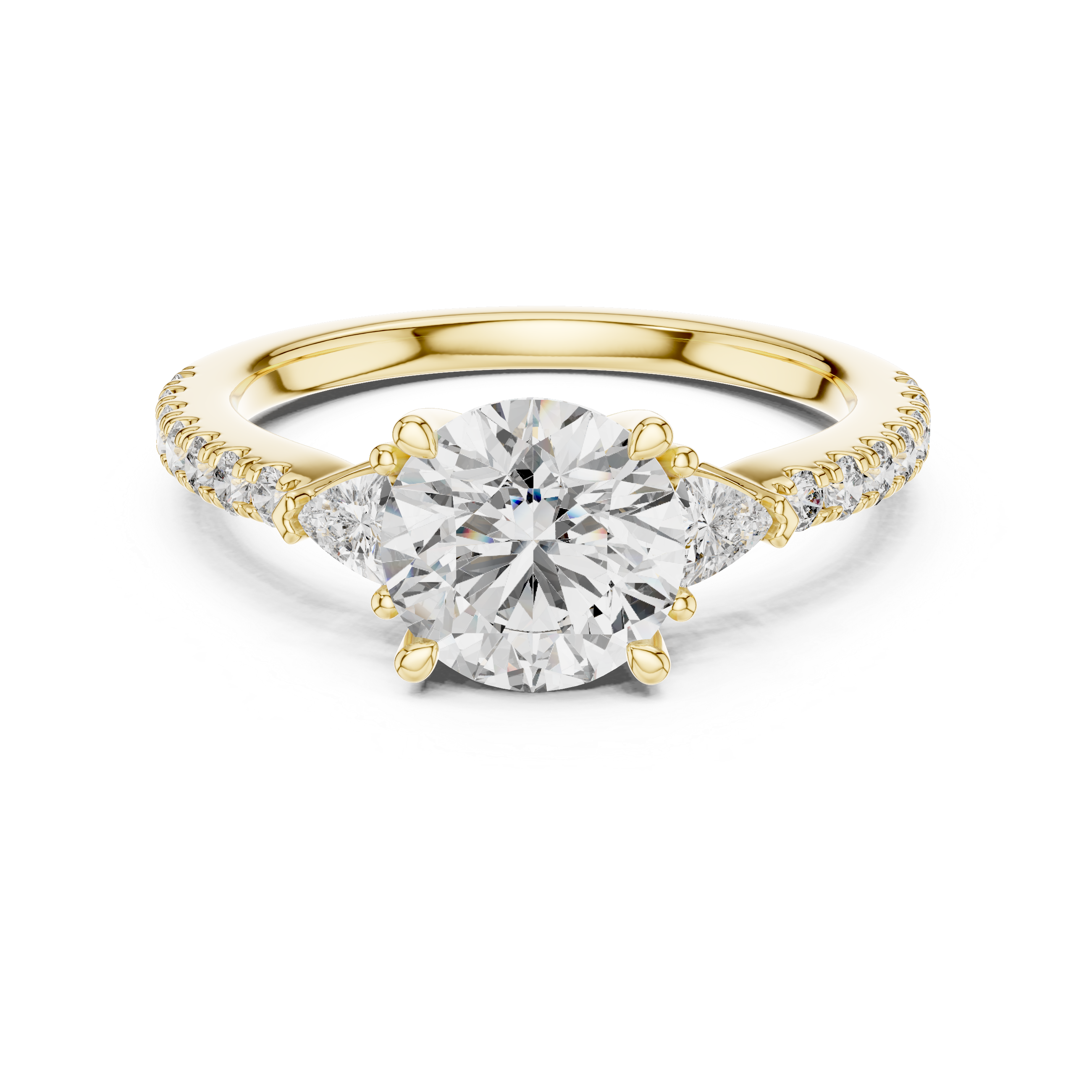 Chic Knife Edge Lab grown diamond Ring