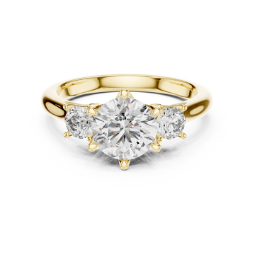 Boho Ethnic Lab grown diamond Ring