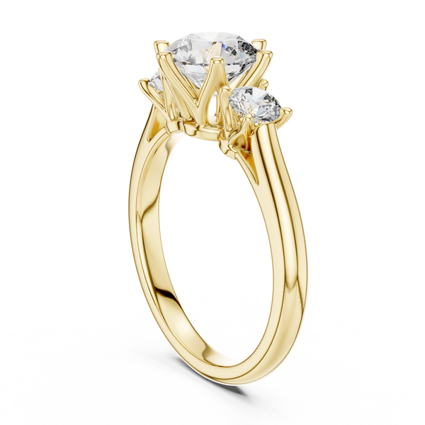 Boho Ethnic Lab grown diamond Ring