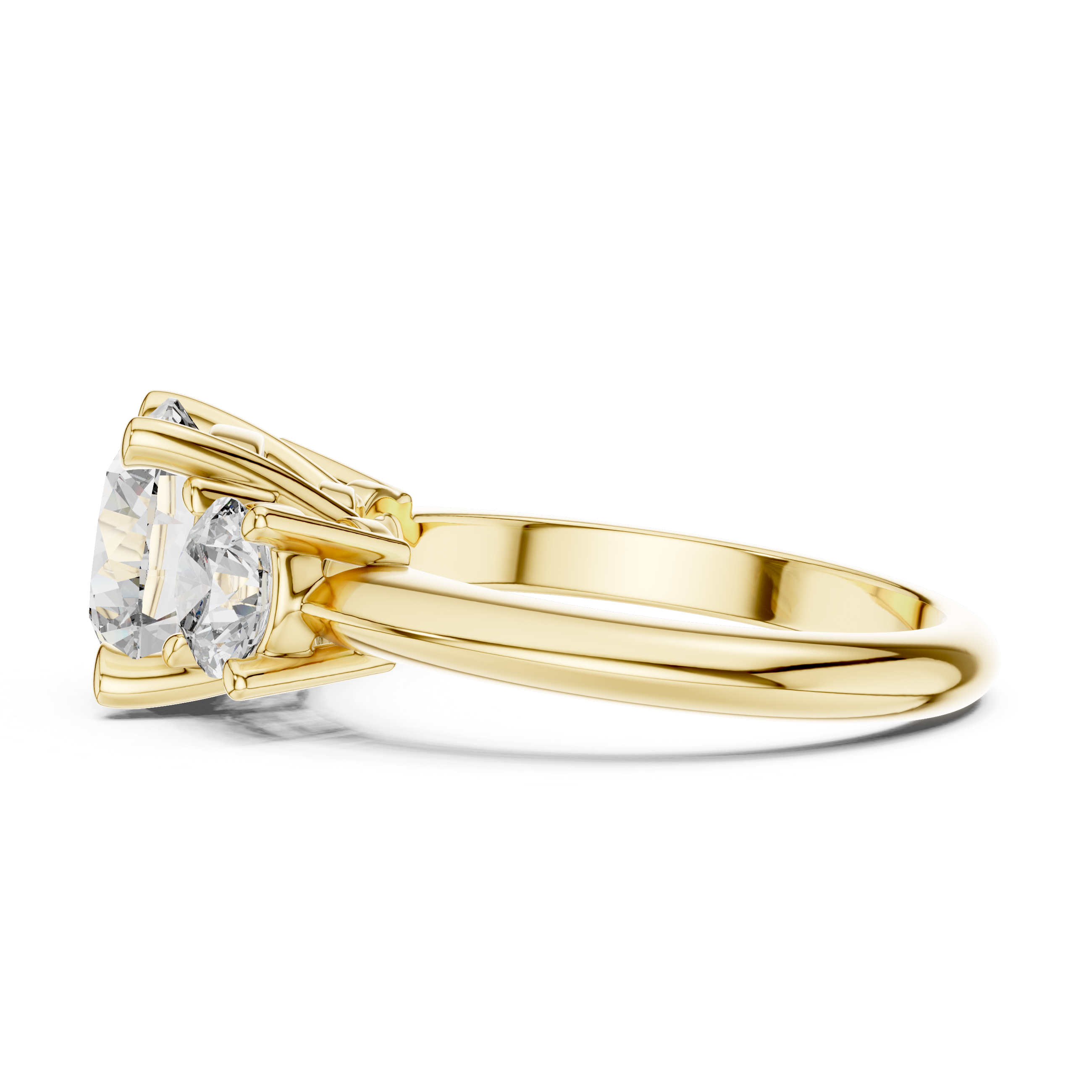 Sharp Geometric Lab grown diamond Ring