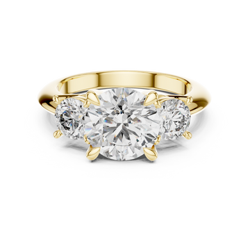 Sharp Geometric Lab grown diamond Ring