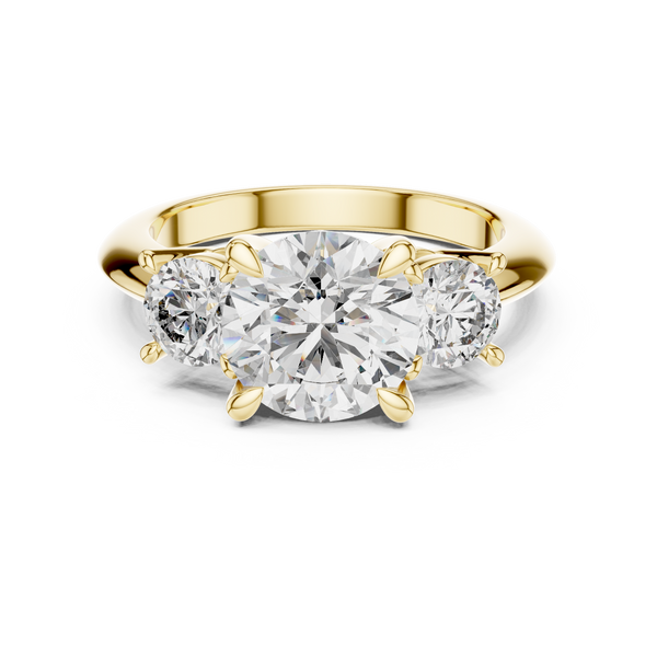 Sharp Geometric Lab grown diamond Ring