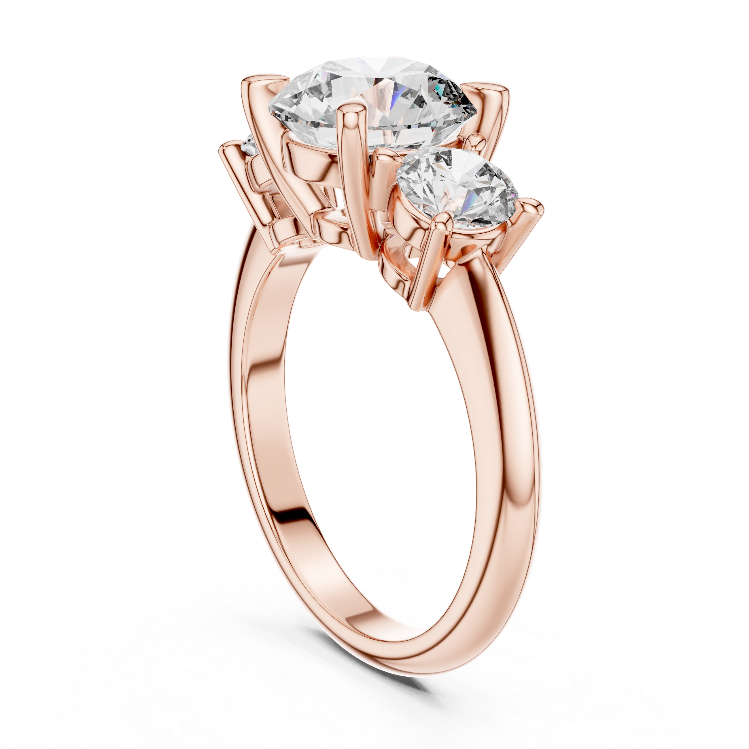 Sharp Geometric Lab grown diamond Ring