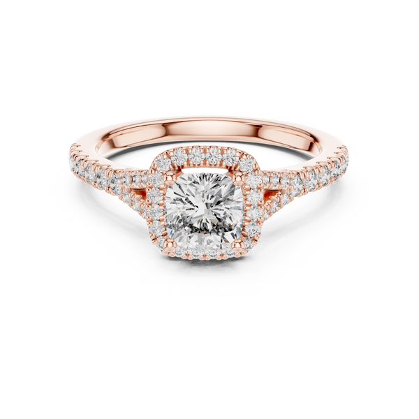 Velvet Textured Lab grown diamond Ring
