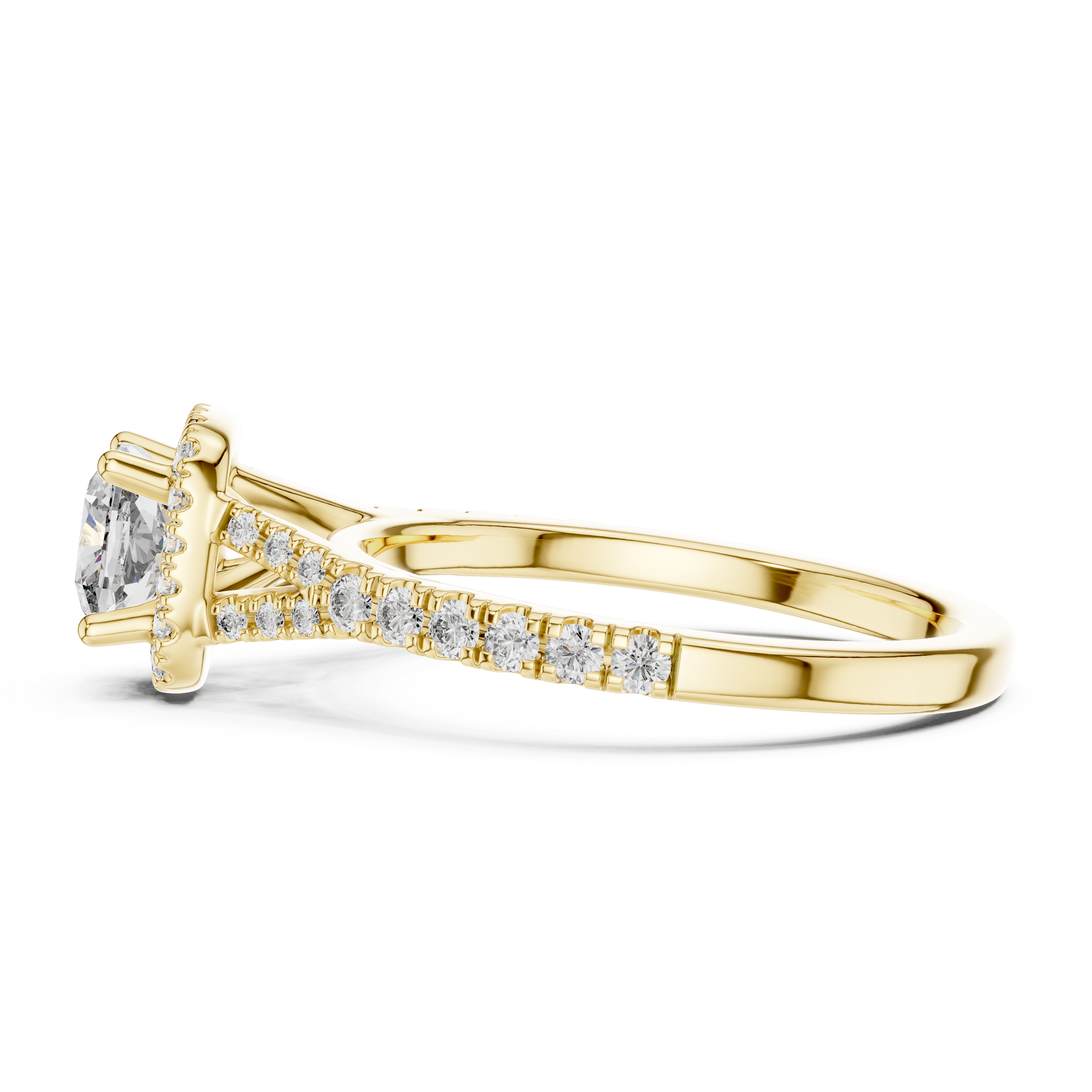 Bright Sunburst Lab grown diamond Ring