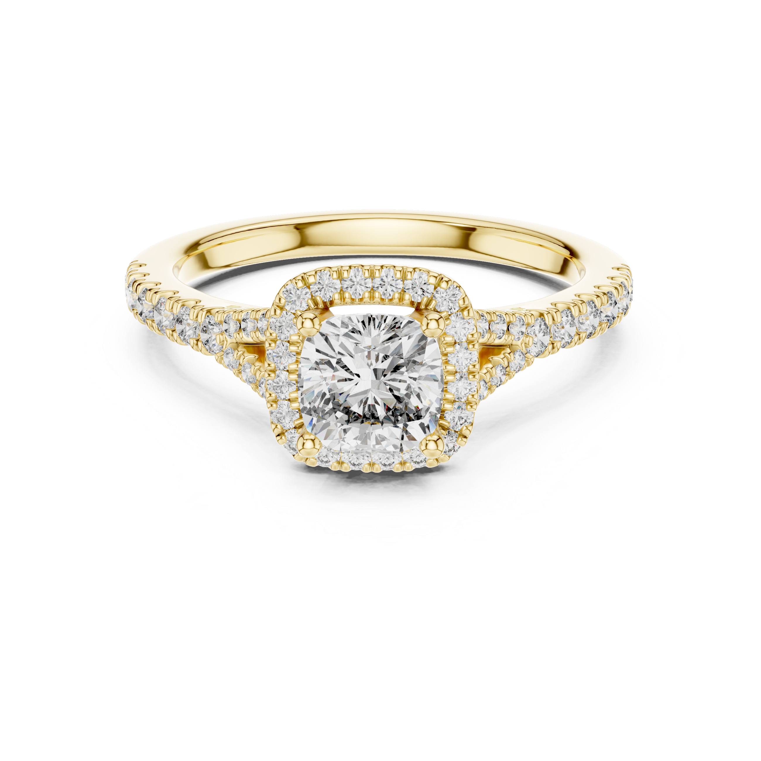 Bright Sunburst Lab grown diamond Ring
