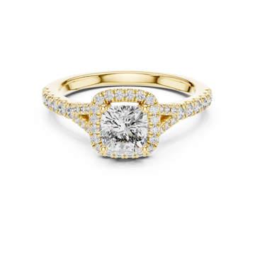 Bright Sunburst Lab grown diamond Ring