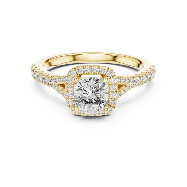 Velvet Textured Lab grown diamond Ring