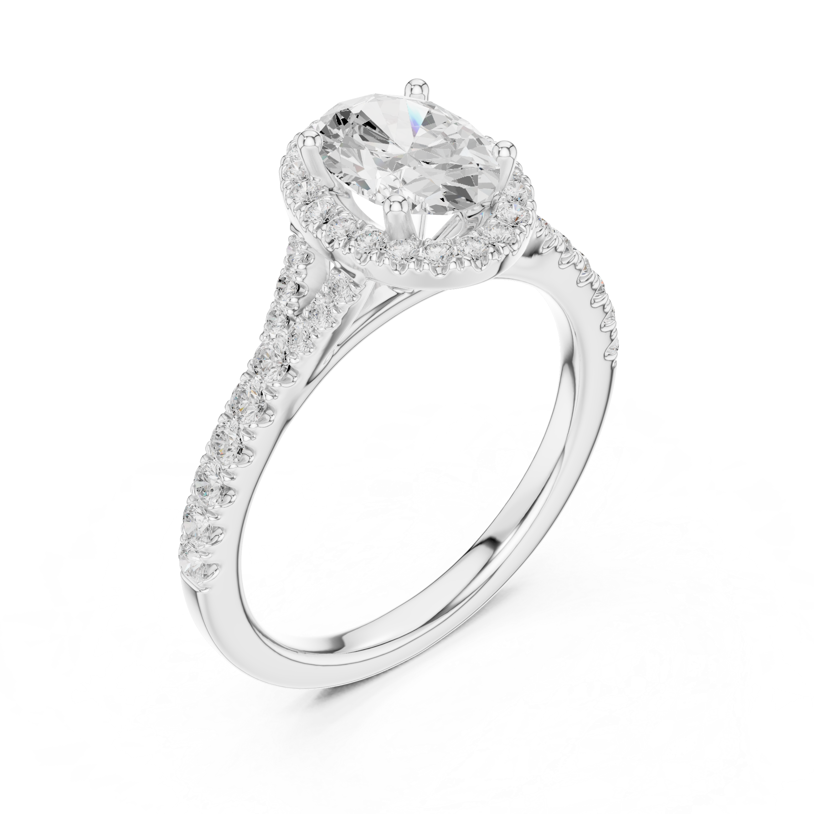 Captivating 1 ct Oval Solitaire Lab Grown Diamond Ring
