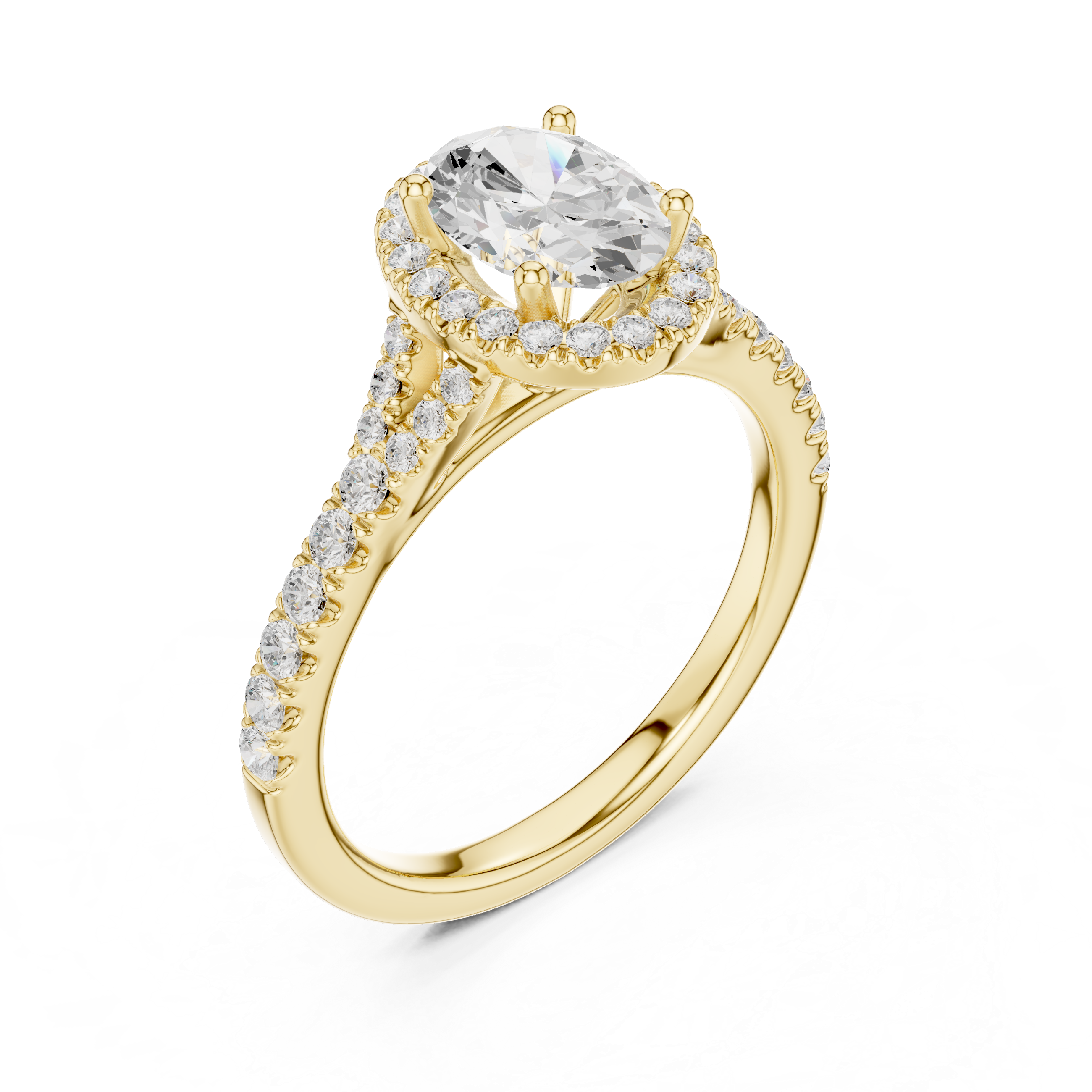 Captivating 1 ct Oval Solitaire Lab Grown Diamond Ring
