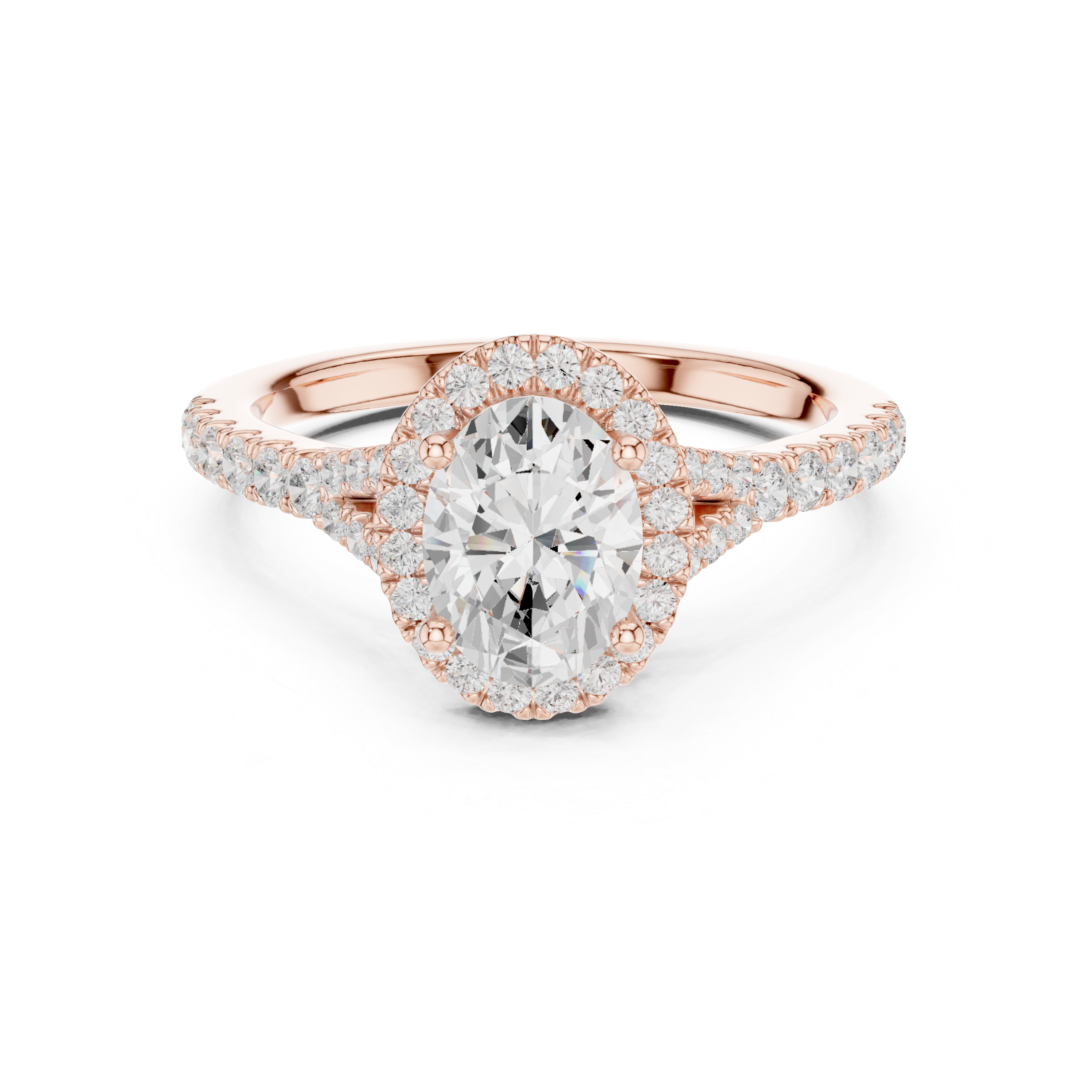 Captivating 1 ct Oval Solitaire Lab Grown Diamond Ring