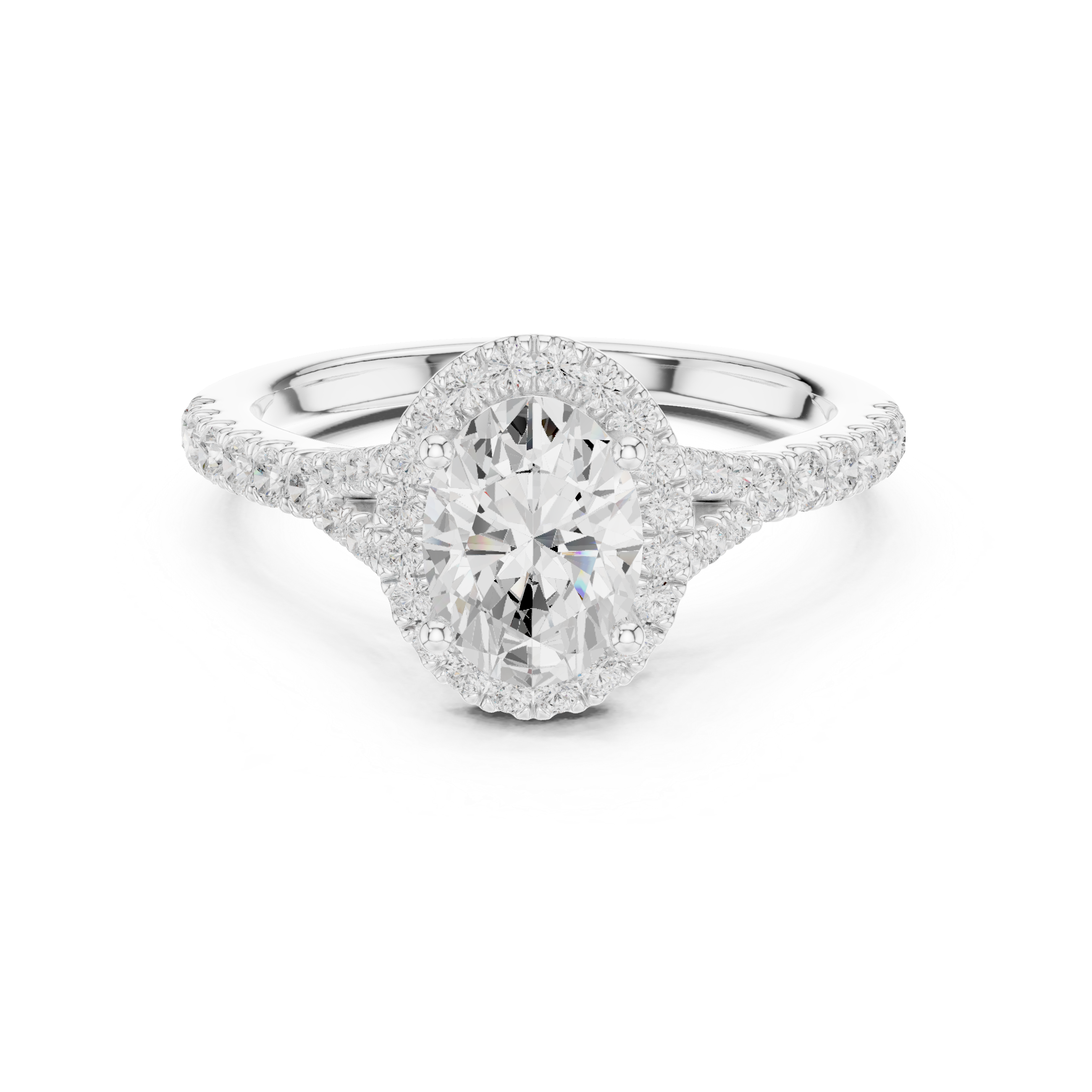 Captivating 1 ct Oval Solitaire Lab Grown Diamond Ring