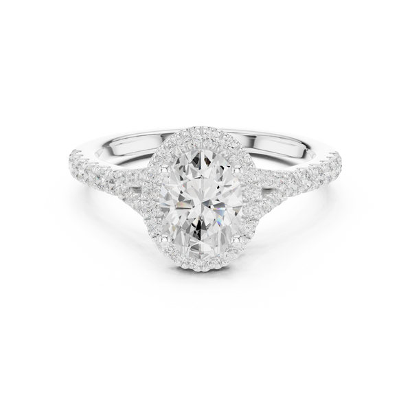 Captivating 1 ct Oval Solitaire Lab Grown Diamond Ring