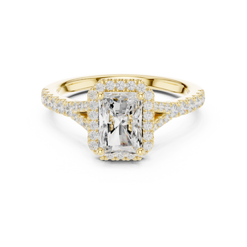 Luminous Radiant Cut Diamond Lab Grown Diamond Ring