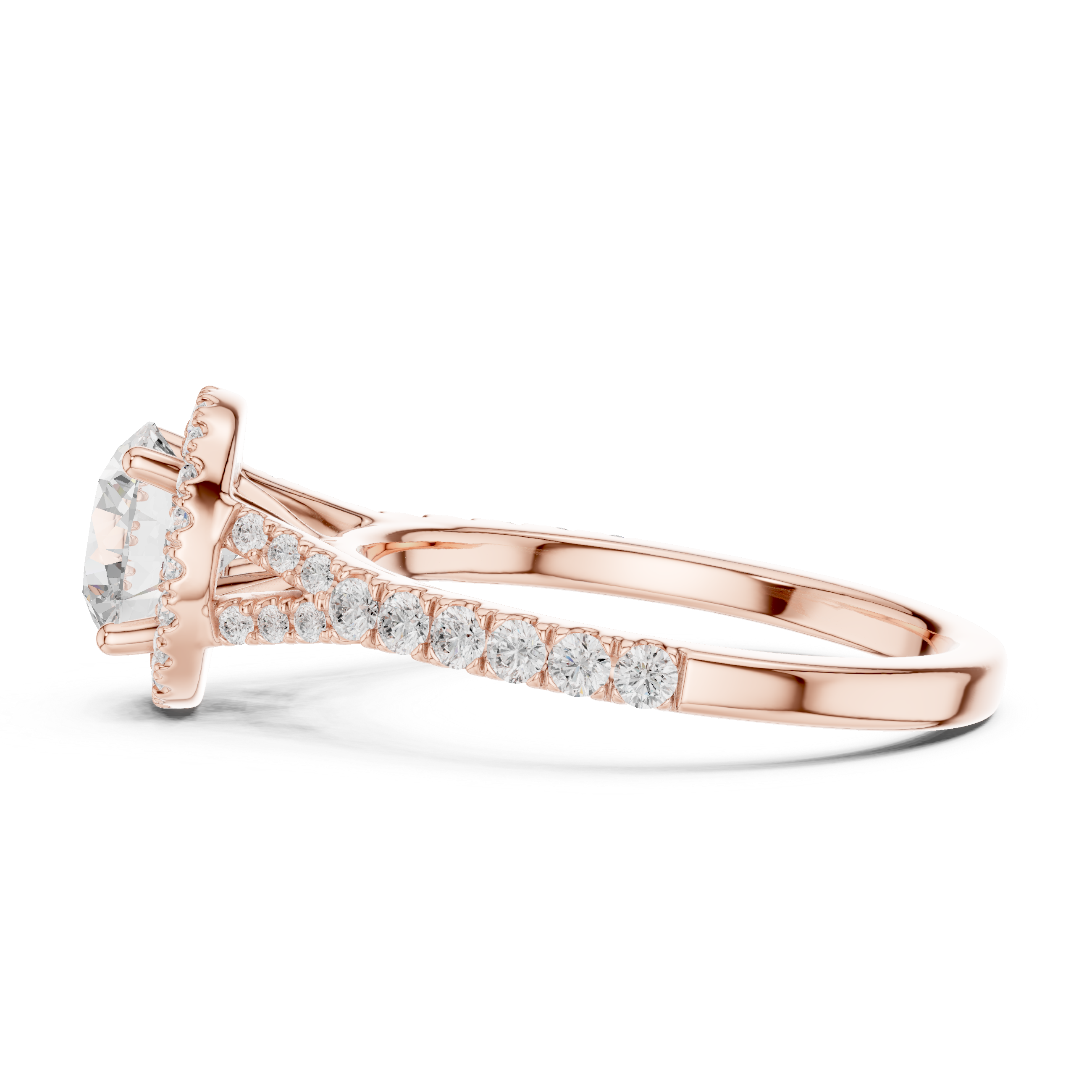 Luminous 1 ct Round Diamond Solitaire Lab Grown Diamond Ring