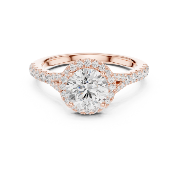 Luminous 1 ct Round Diamond Solitaire Lab Grown Diamond Ring