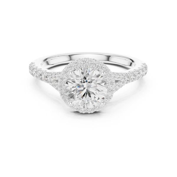 Luminous 1 ct Round Diamond Solitaire Lab Grown Diamond Ring