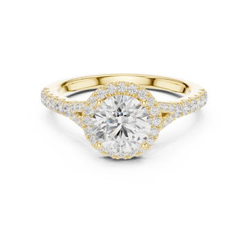 Luminous 1 ct Round Diamond Solitaire Lab Grown Diamond Ring
