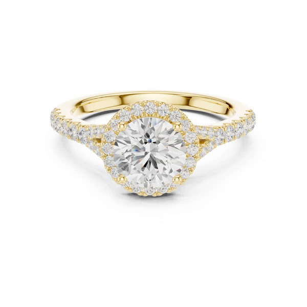 Luminous 1 ct Round Diamond Solitaire Lab Grown Diamond Ring