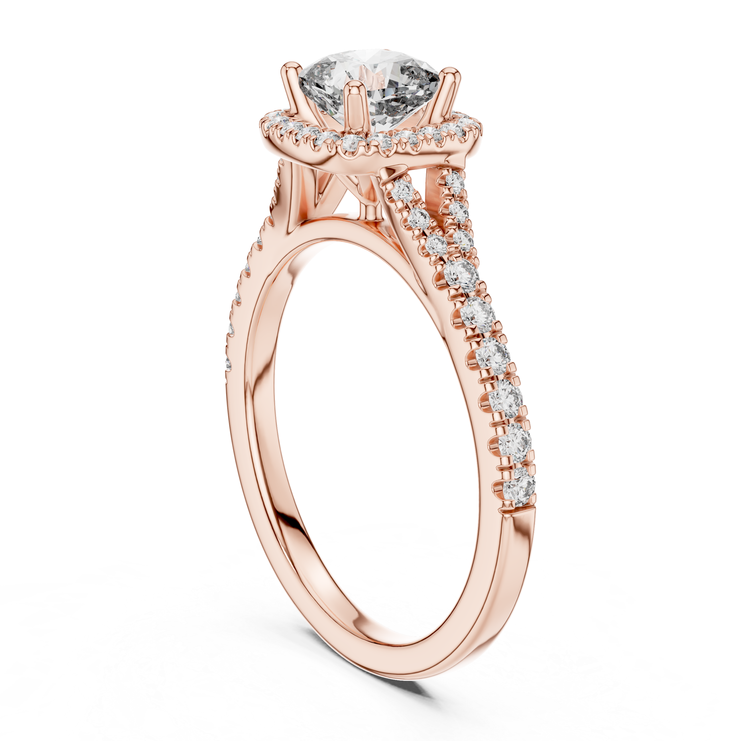 Bright Sunburst Lab grown diamond Ring