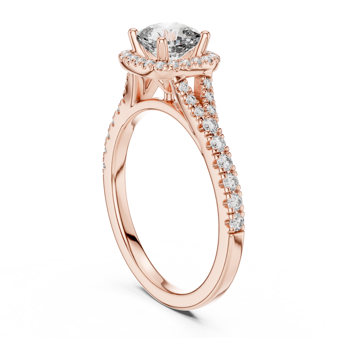 Velvet Textured Lab grown diamond Ring