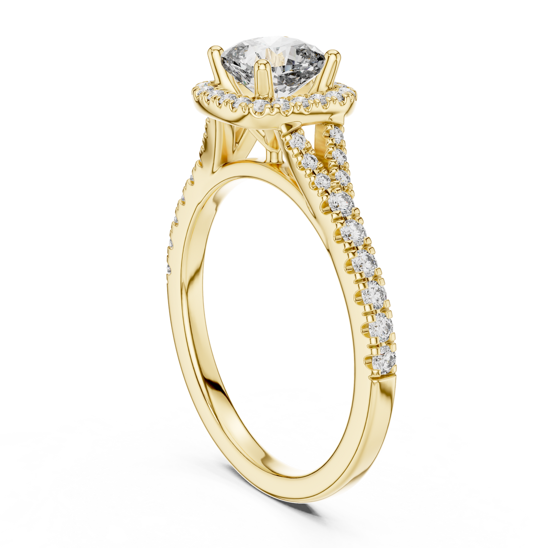 Bright Sunburst Lab grown diamond Ring
