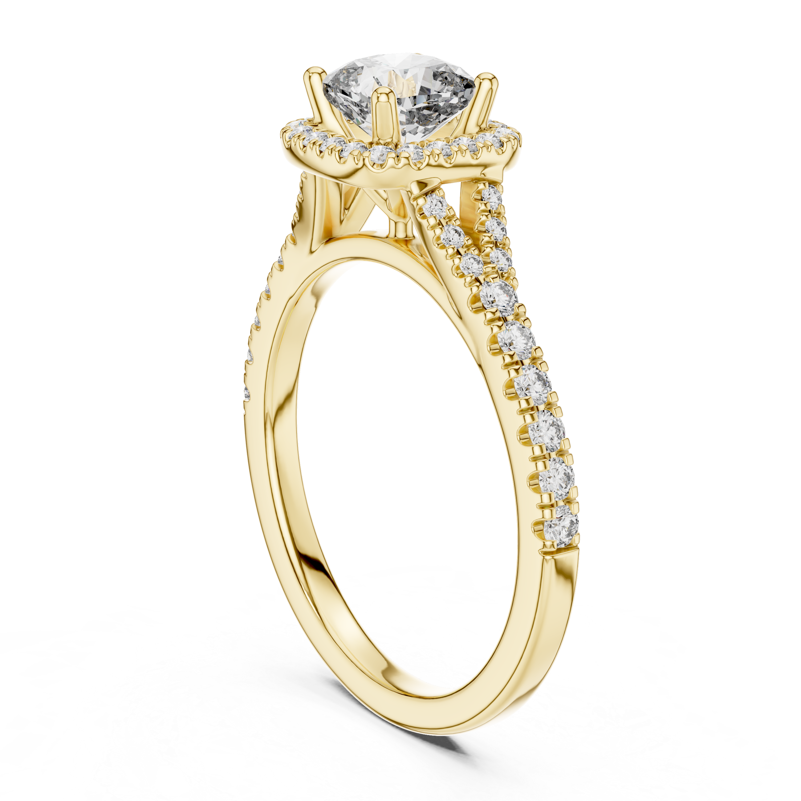 Bright Sunburst Lab grown diamond Ring