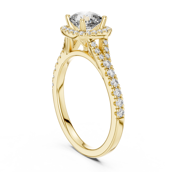 Velvet Textured Lab grown diamond Ring