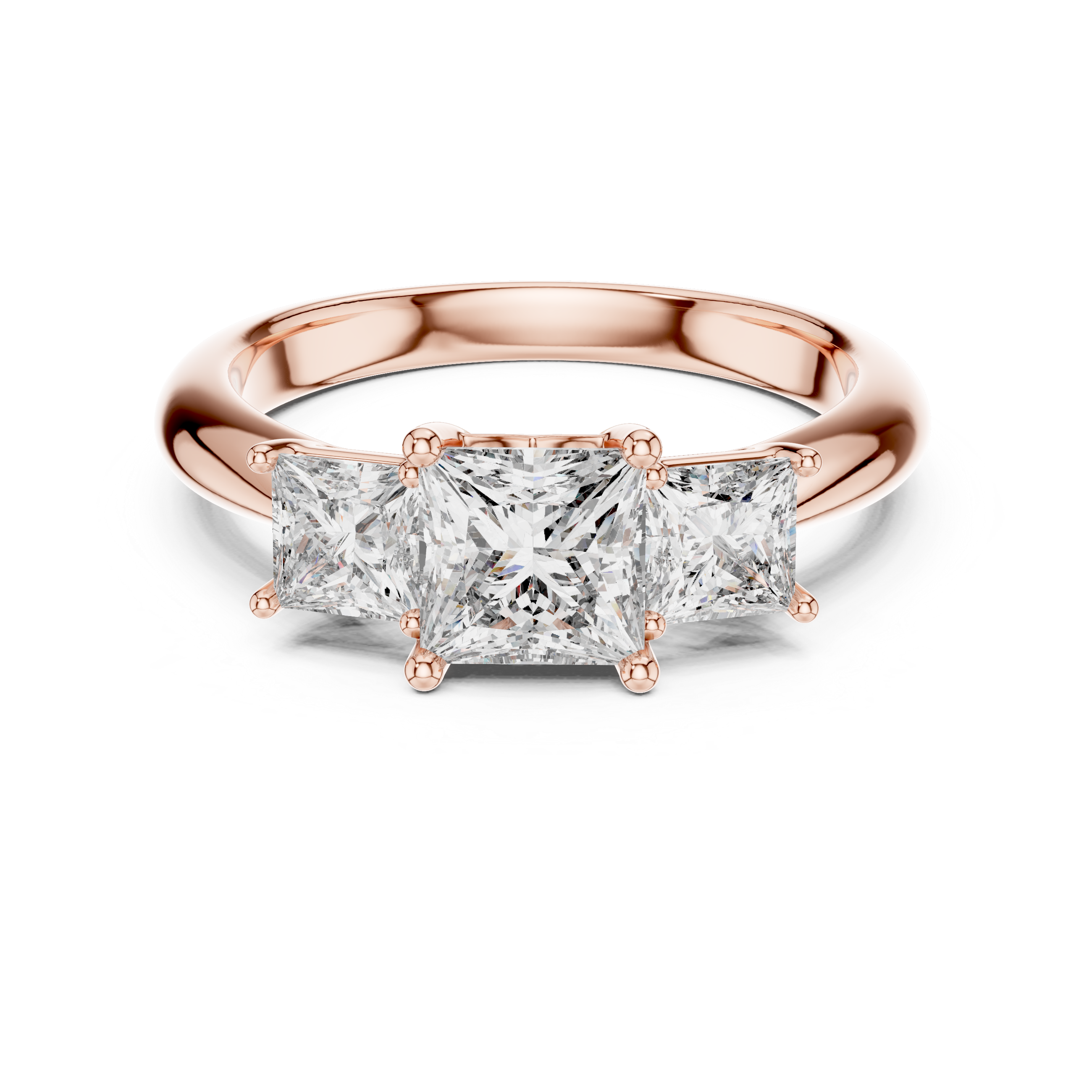 Classic Cathedral Lab grown diamond Ring
