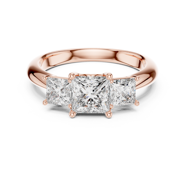 Classic Cathedral Lab grown diamond Ring